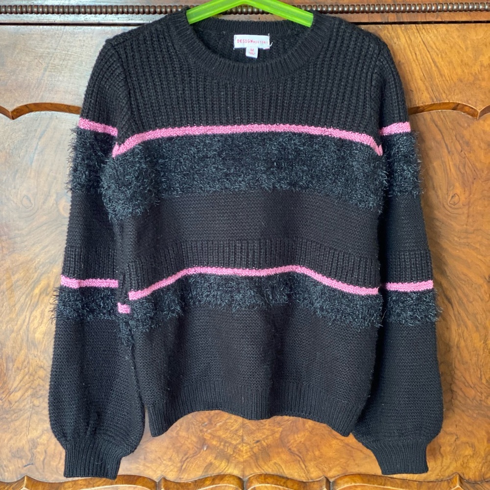 Kids Knit Sweater with faux fur details